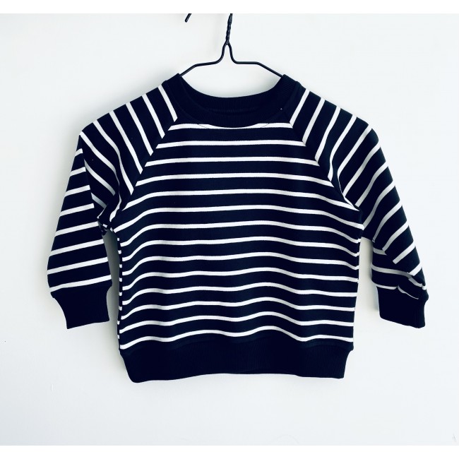Classic Blouse navy stripes
