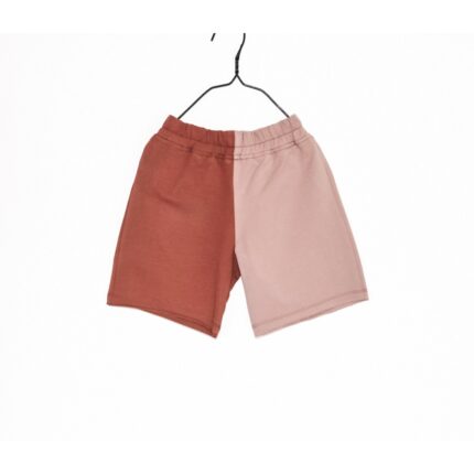 Short Baggy double colours light pink / brown