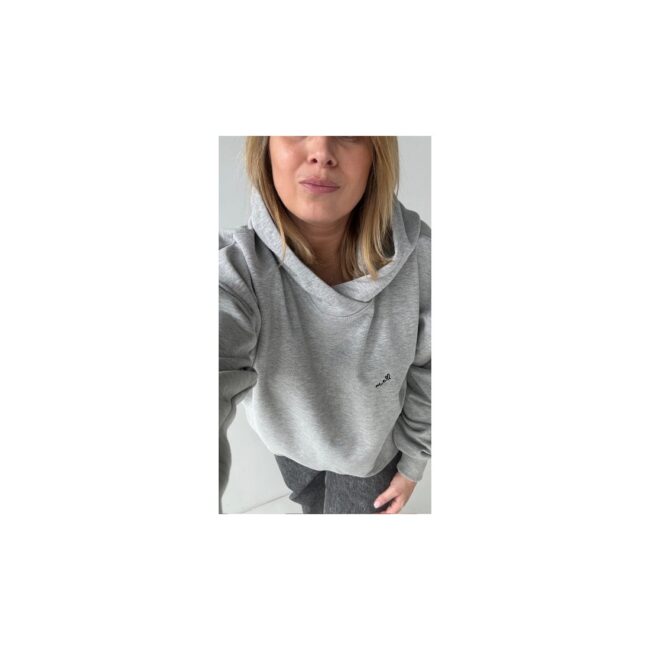 Hoodie Blouse grey