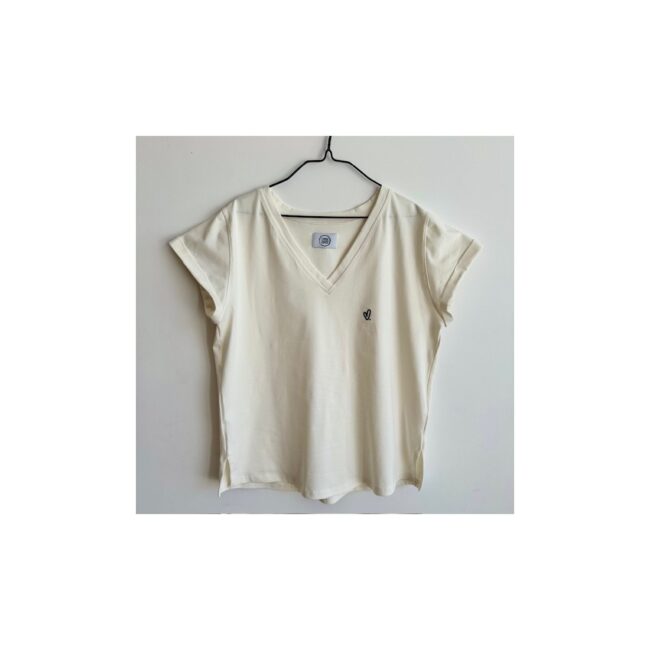 T-shirt SLIM "HELENA" ecru