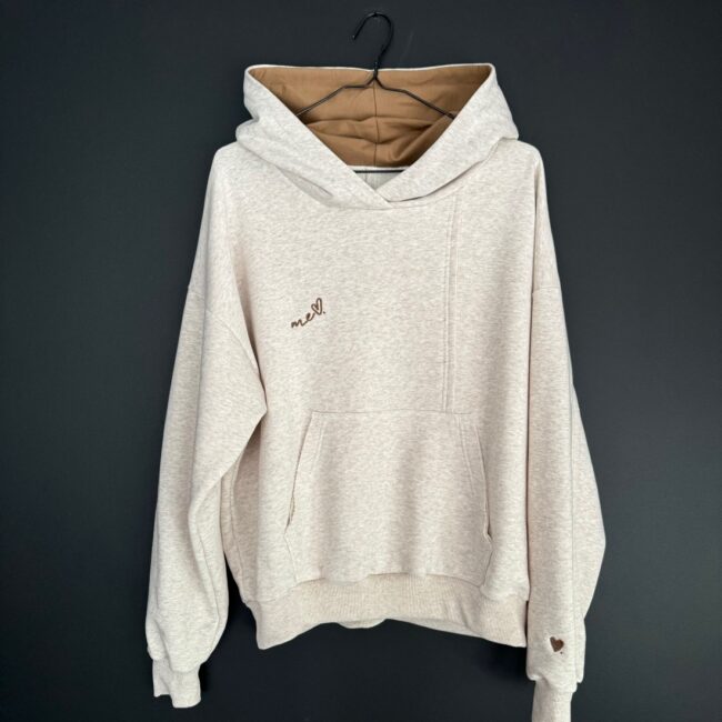 Hoodie Blouse latte LIMITED