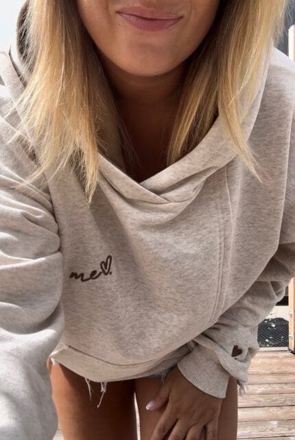 Hoodie Blouse latte LIMITED