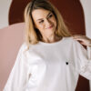 T-shirt classic ecru - rękaw 3/4 - obrazek 4