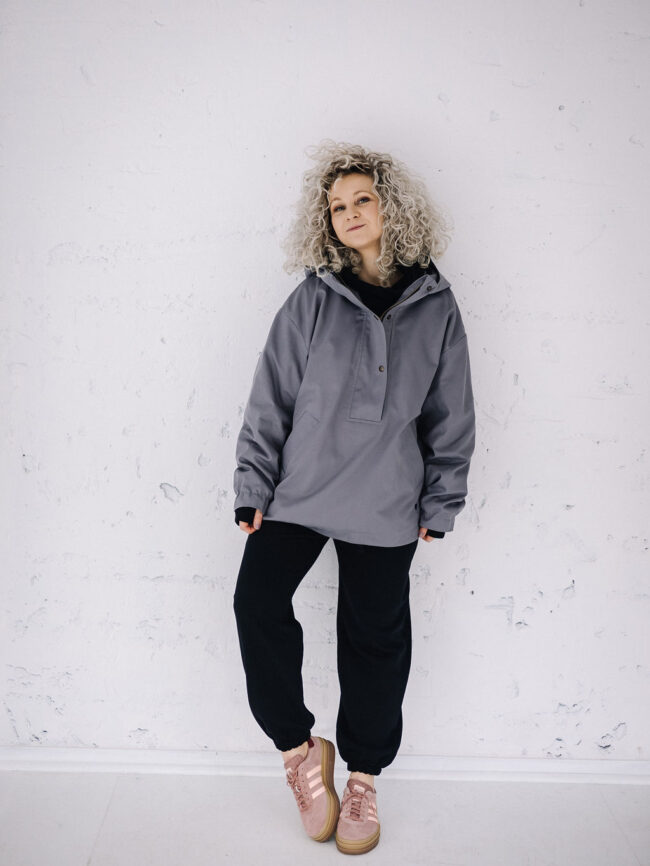 Hoodie Jacket grey - obrazek 14