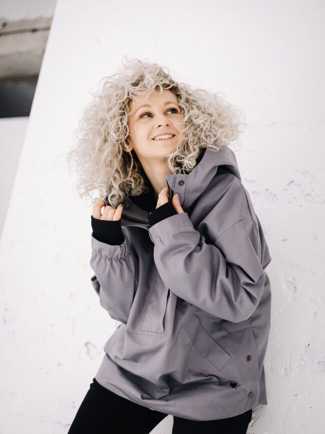 Hoodie Jacket grey - obrazek 15