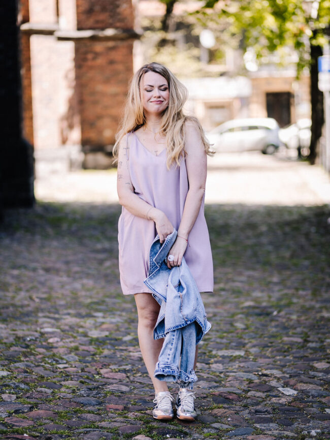 Short Dress light pink - obrazek 4