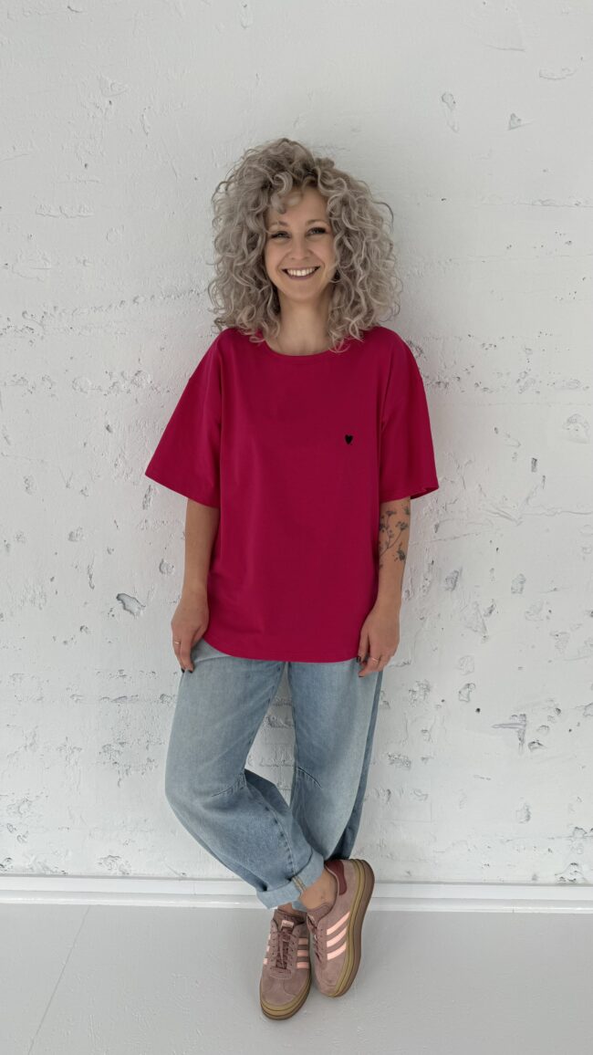 T-shirt classic hot pink - obrazek 4