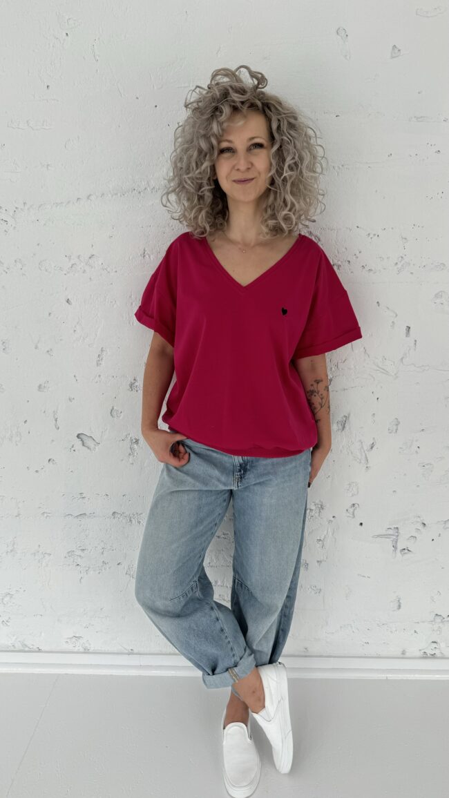 T-shirt Alina hot pink