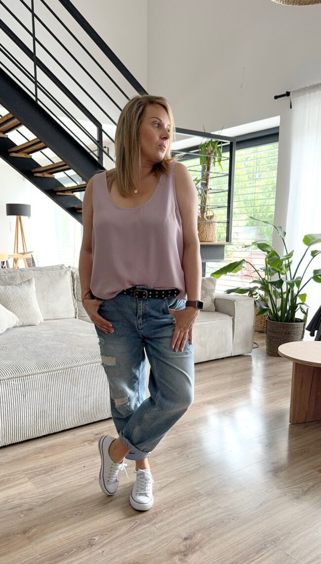 Koszulka Lena light pink - obrazek 2