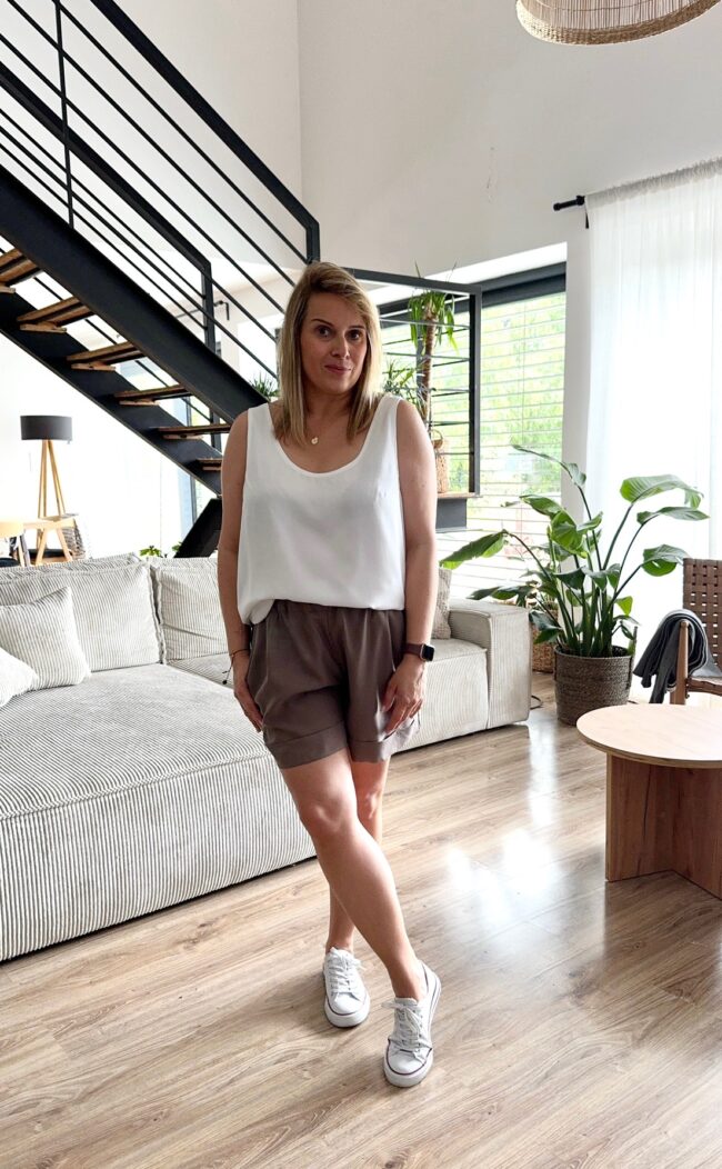 Shorts Iga brown - wiskoza