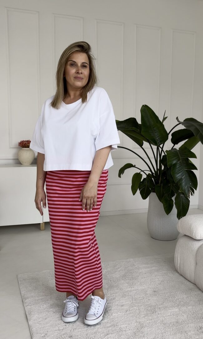 Short T-shirt Gaja white