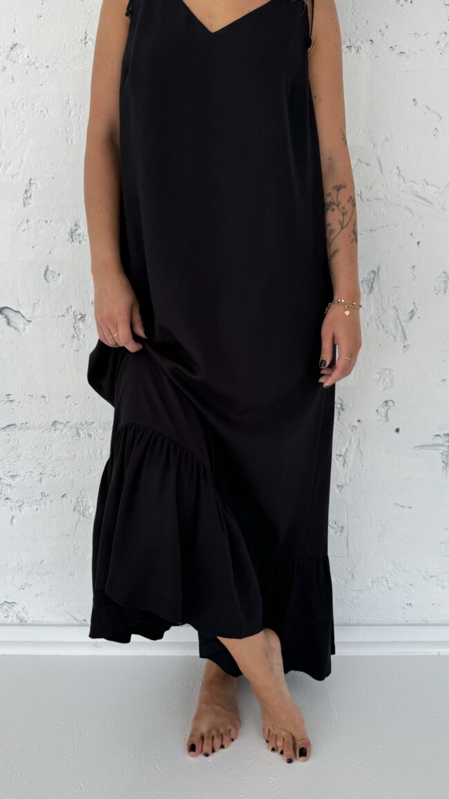 Frill Dress black - obrazek 5