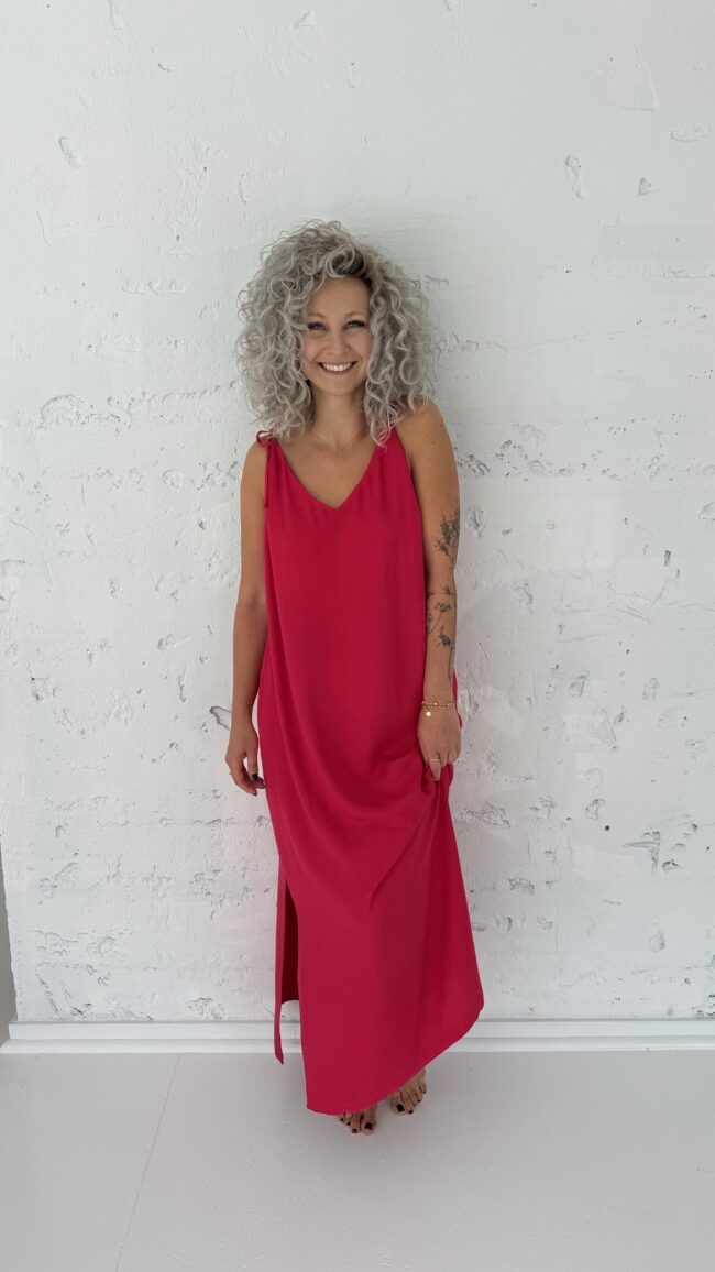 Long Dress hot pink