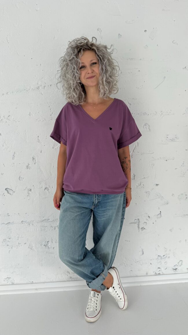 T-shirt Alina purple - obrazek 3