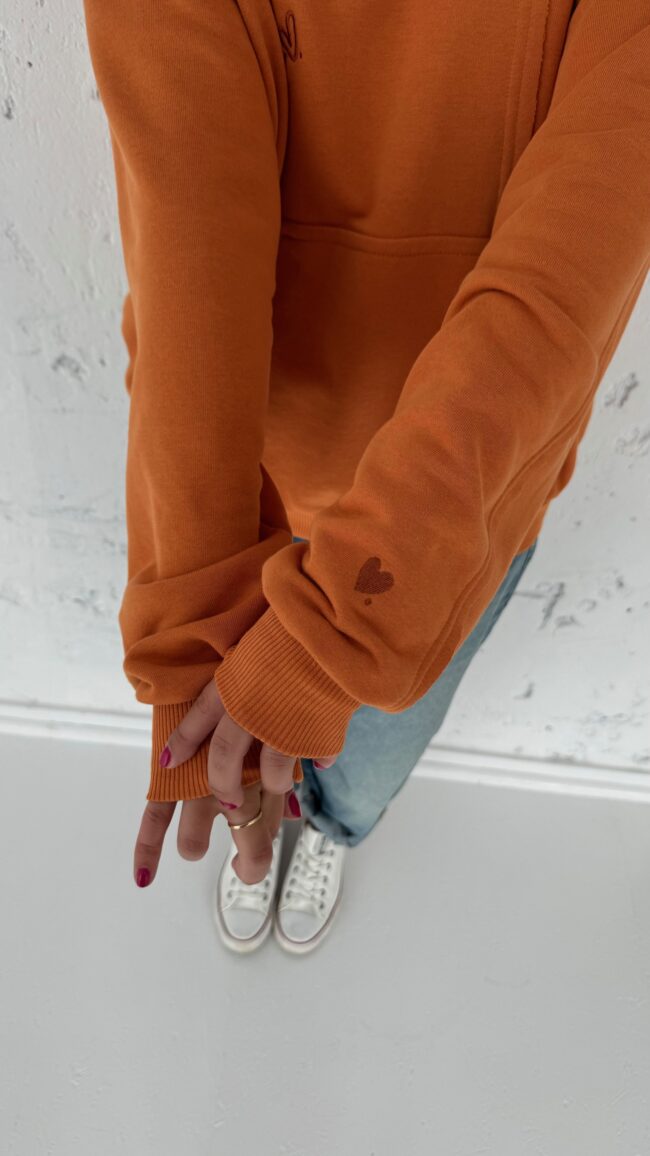 Hoodie Blouse orange - obrazek 4