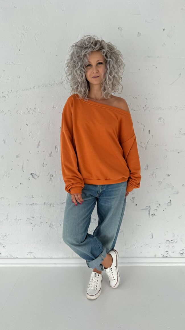 Open Blouse orange - obrazek 2