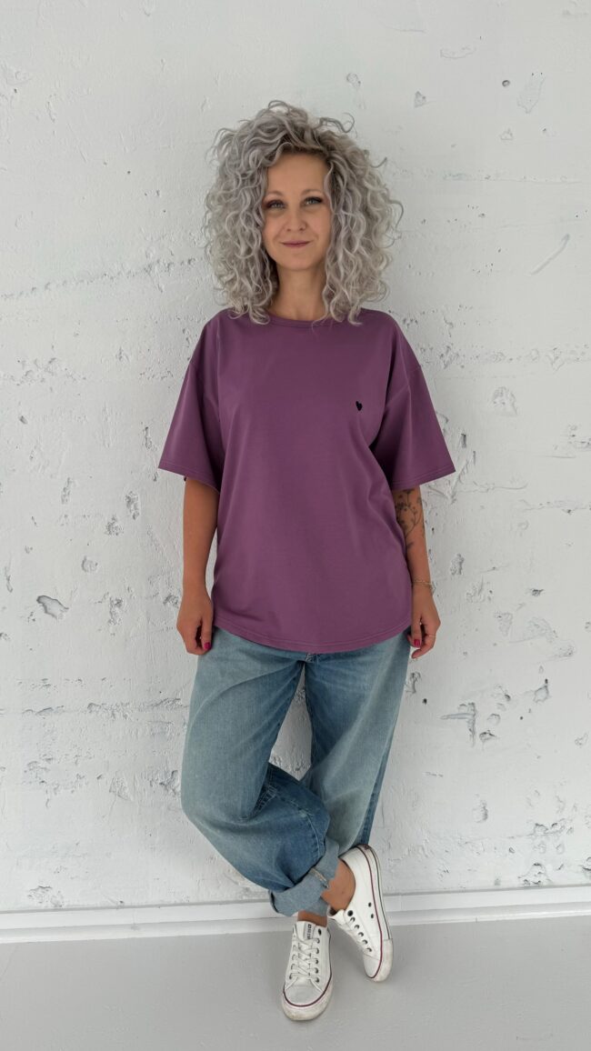 T-shirt classic purple - obrazek 3