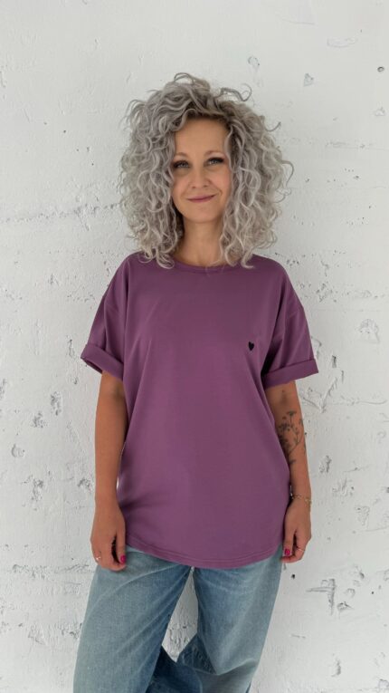 T-shirt classic purple