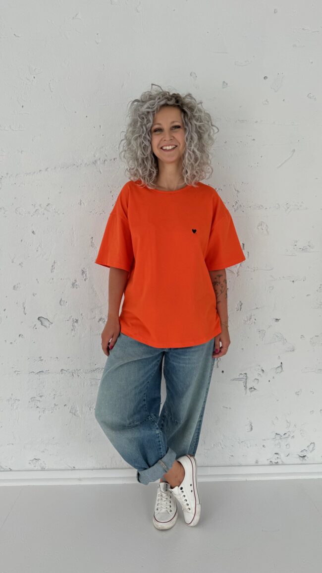 T-shirt classic orange - obrazek 2