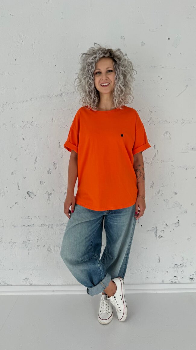 T-shirt classic orange - obrazek 4