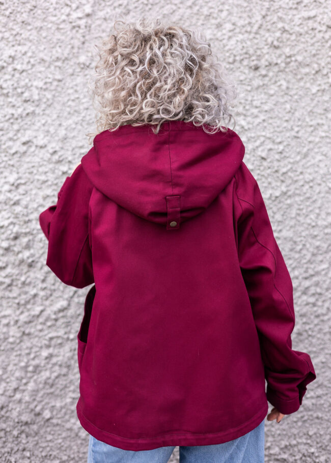 Short Jacket claret - obrazek 5