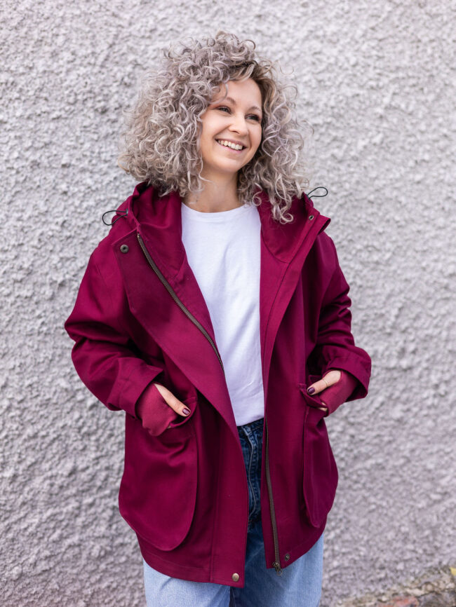 Loose Jacket claret - obrazek 8