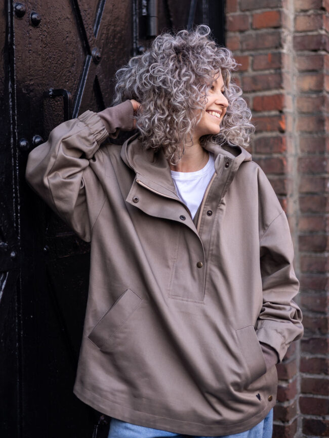 Winter Hoodie Jacket safari - obrazek 5