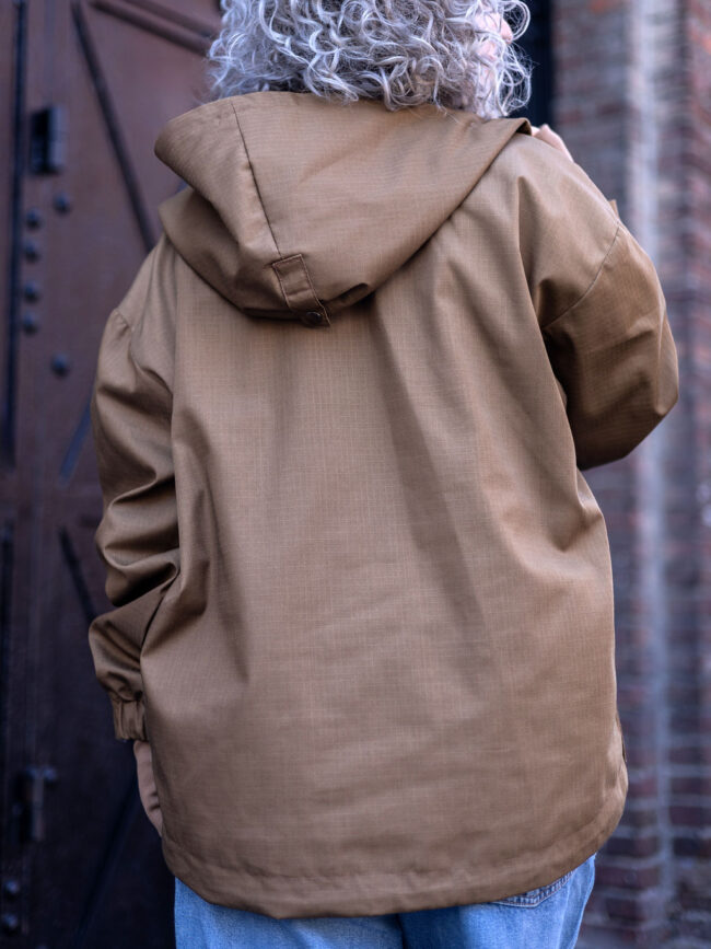 Hoodie Jacket brown - obrazek 3