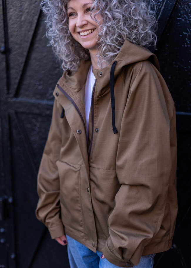Short Jacket brown - obrazek 5