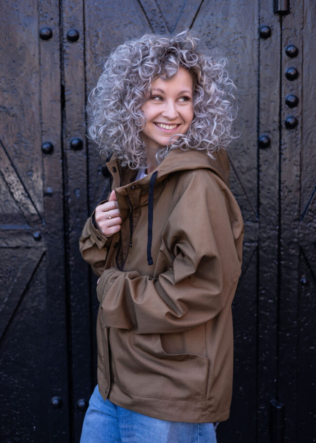 Short Jacket brown - obrazek 4