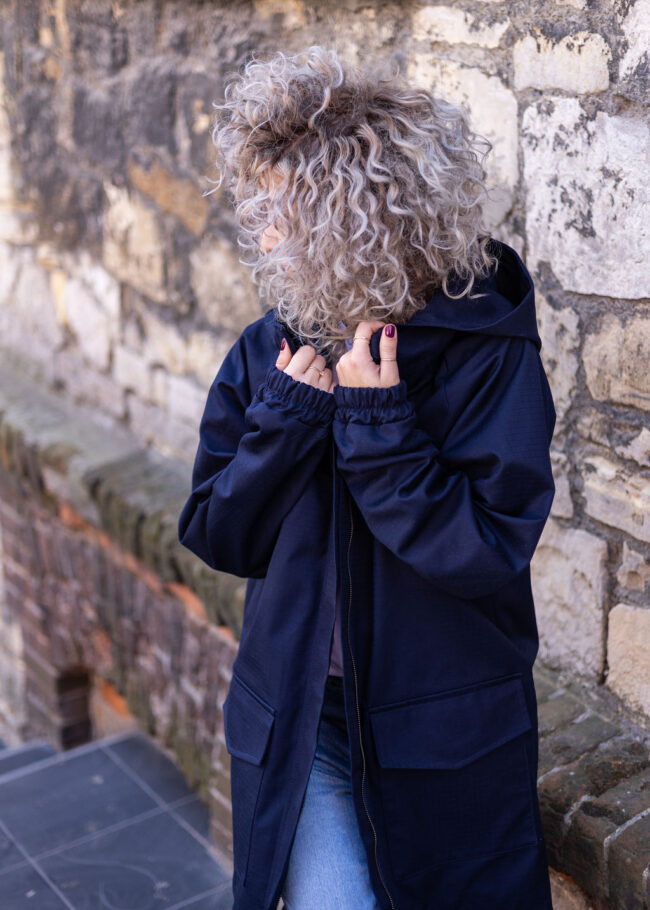 Winter Jacket dark blue - obrazek 4