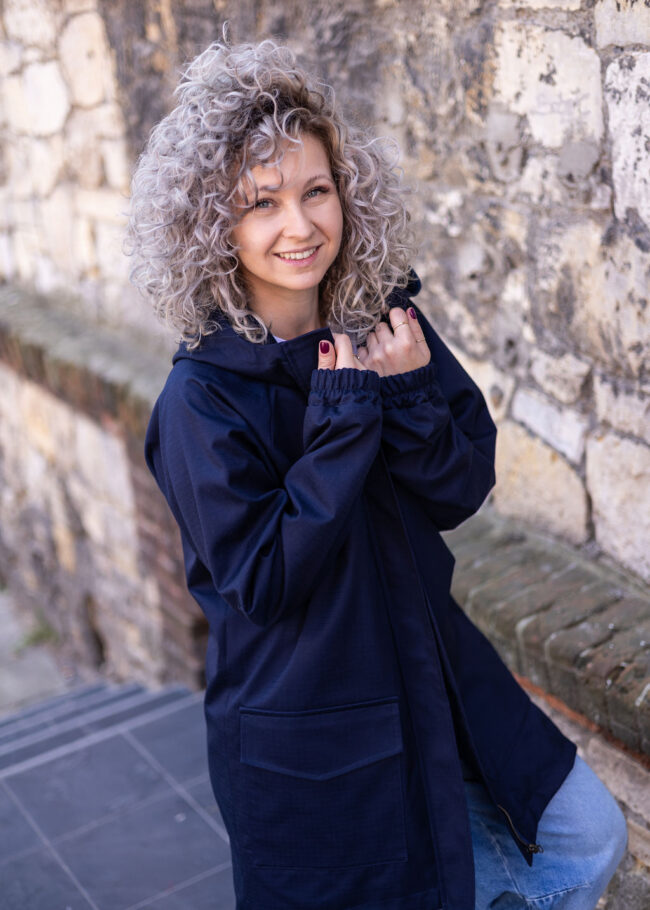 Winter Jacket dark blue - obrazek 3