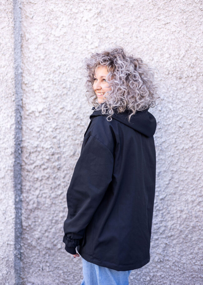 Loose Jacket black - obrazek 3