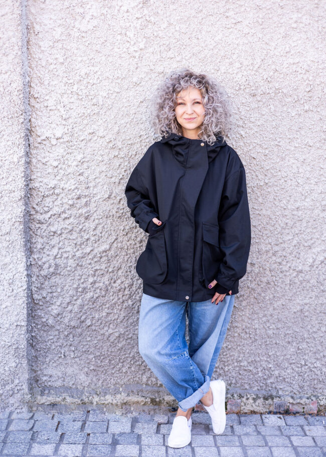 Loose Jacket black - obrazek 2