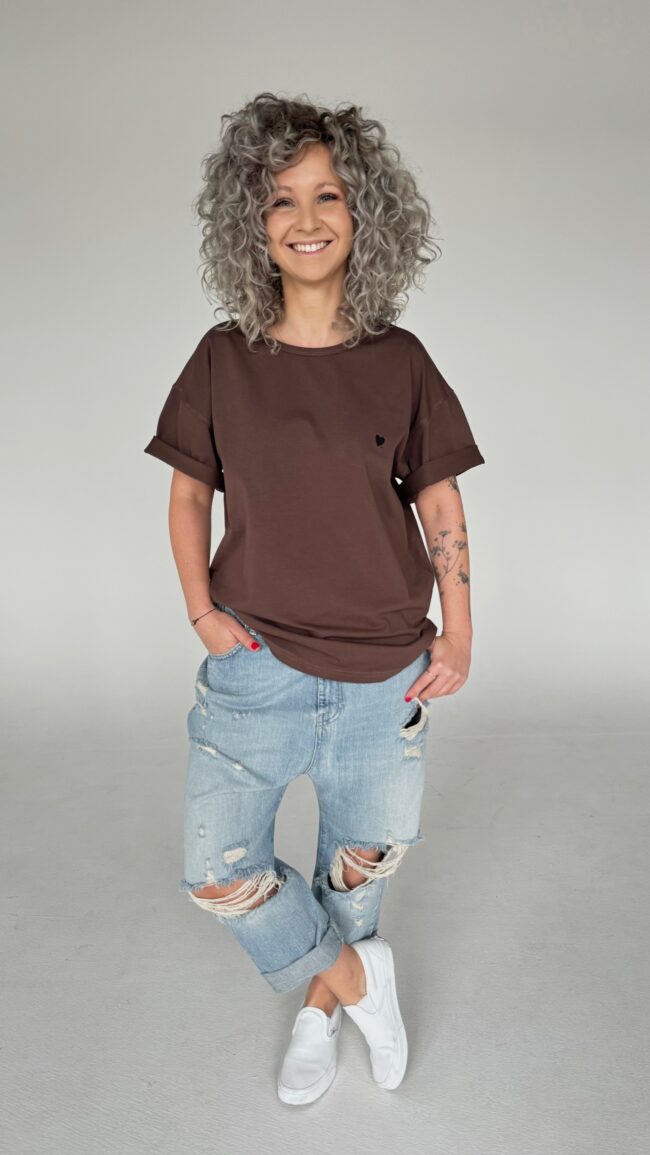 T-shirt Classic brown - obrazek 2
