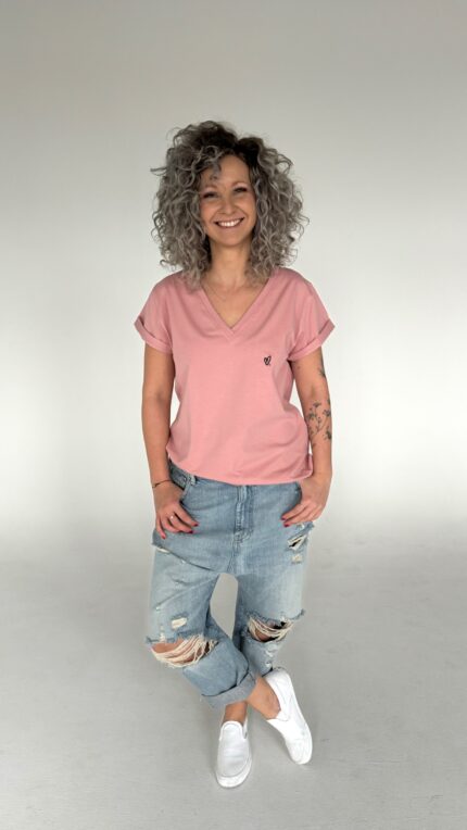 Helena V soft pink