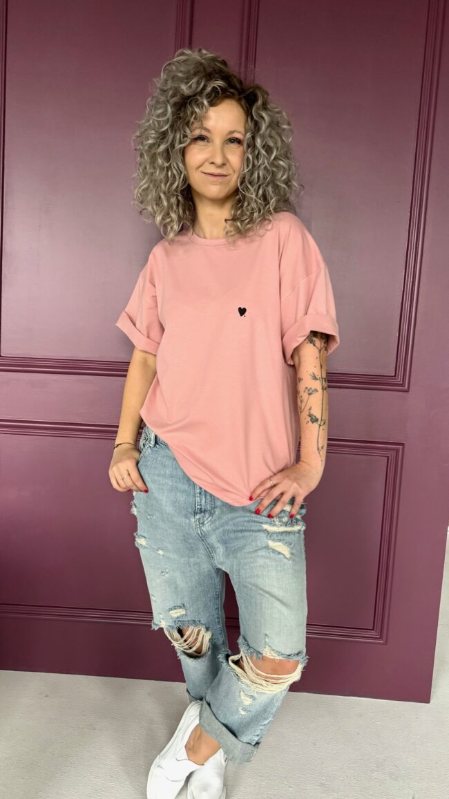 T-shirt Classic soft pink - obrazek 4