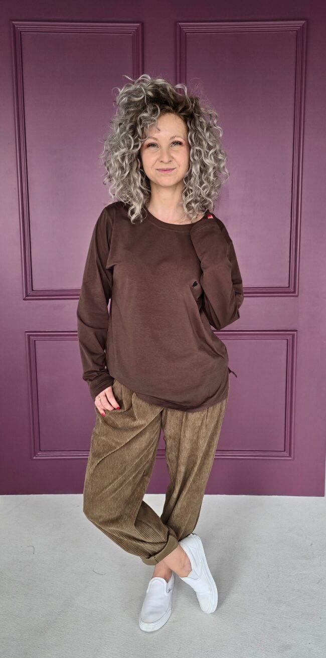 Longsleeve Maja brown - obrazek 4