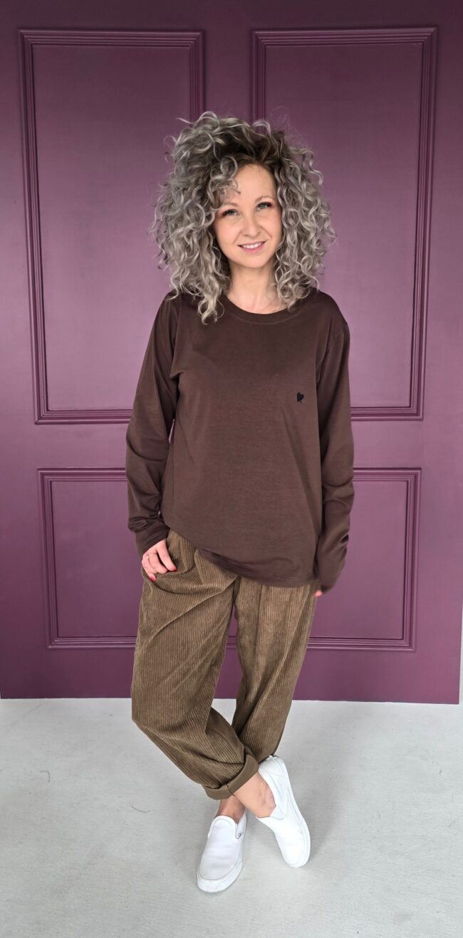Longsleeve Maja brown - obrazek 2