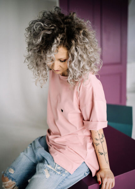 T-shirt Classic soft pink