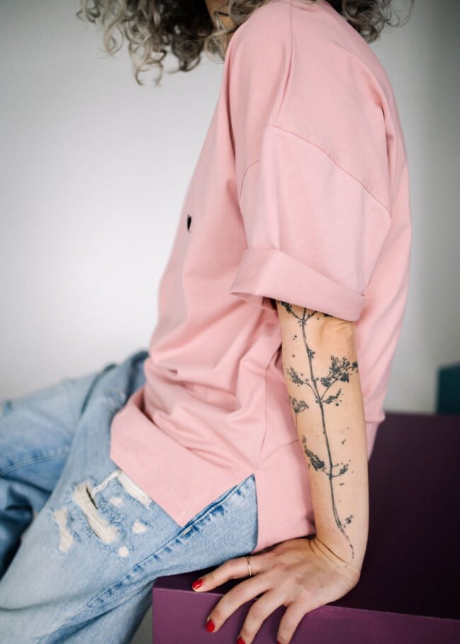 T-shirt Classic soft pink - obrazek 3