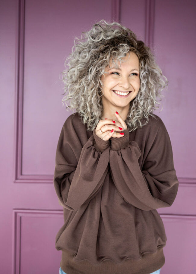 Classic Blouse brown - obrazek 2