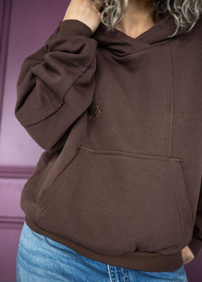 Hoodie Blouse brown - obrazek 6
