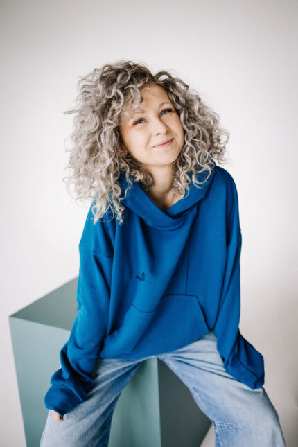 Hoodie Blouse blue