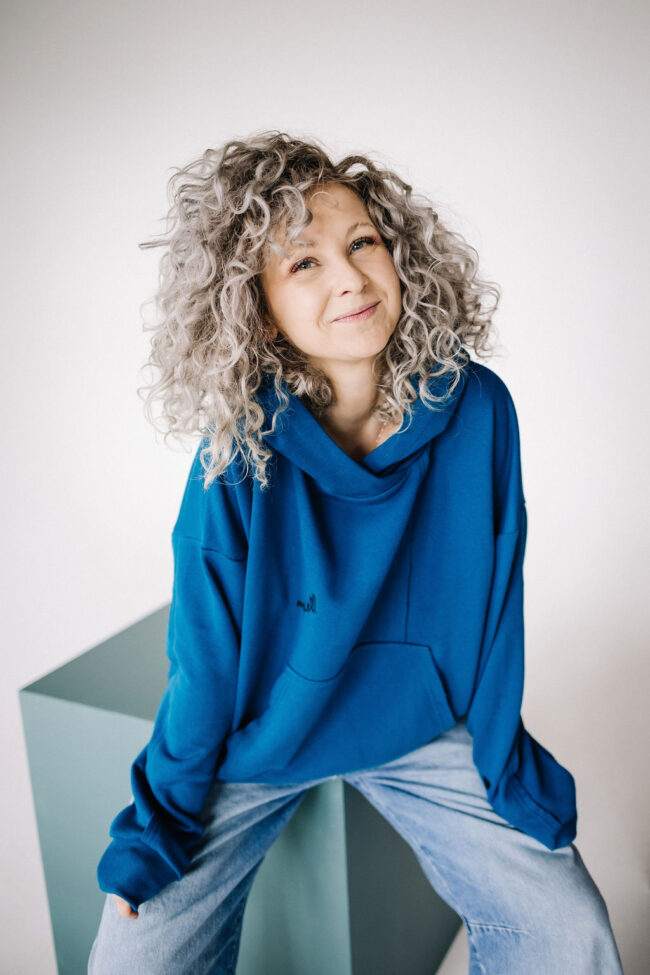 Hoodie Blouse blue