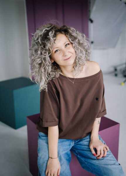 T-shirt Kaja brown