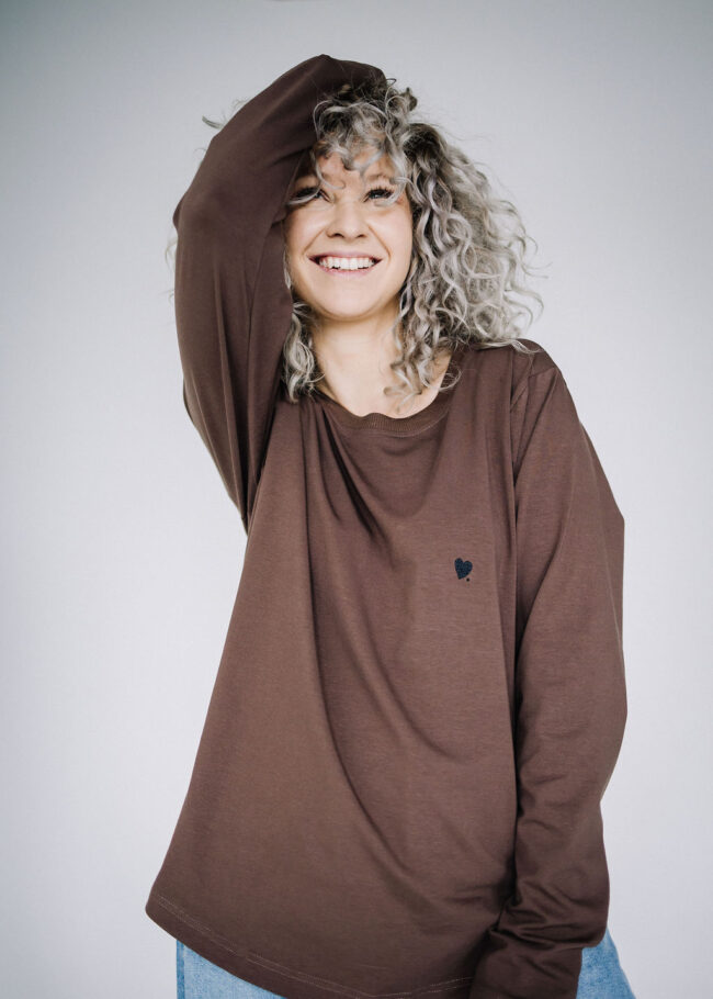Longsleeve Maja brown