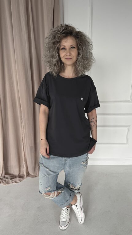 T-shirt Classic stalowy