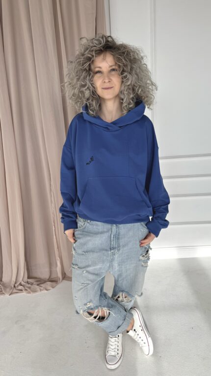 Hoodie Blouse indygo