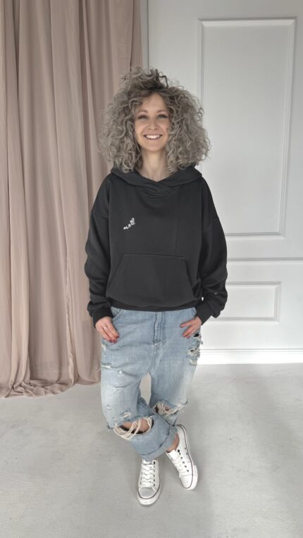 Hoodie Blouse stalowy